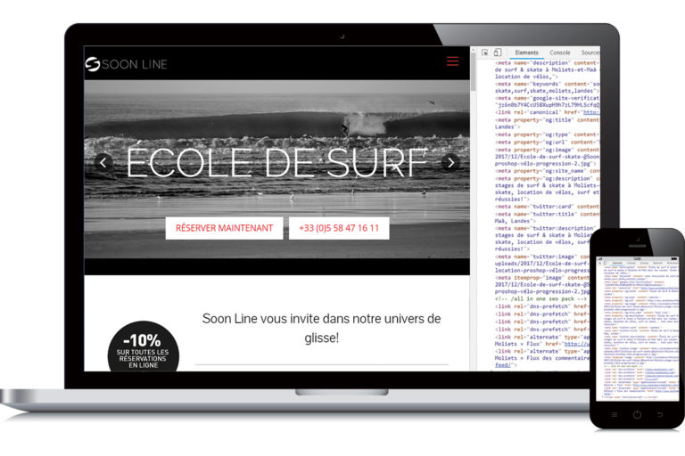 Lire la suite à propos de l’article Référencement multilingue du site www.ecoledesurfmoliets.com