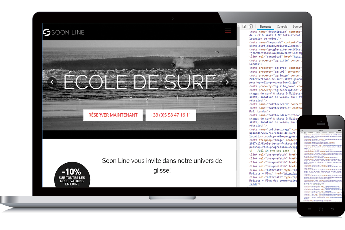You are currently viewing Référencement multilingue du site www.ecoledesurfmoliets.com